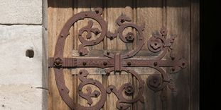 Eisenbeschlagene Tür, Kloster Lorch