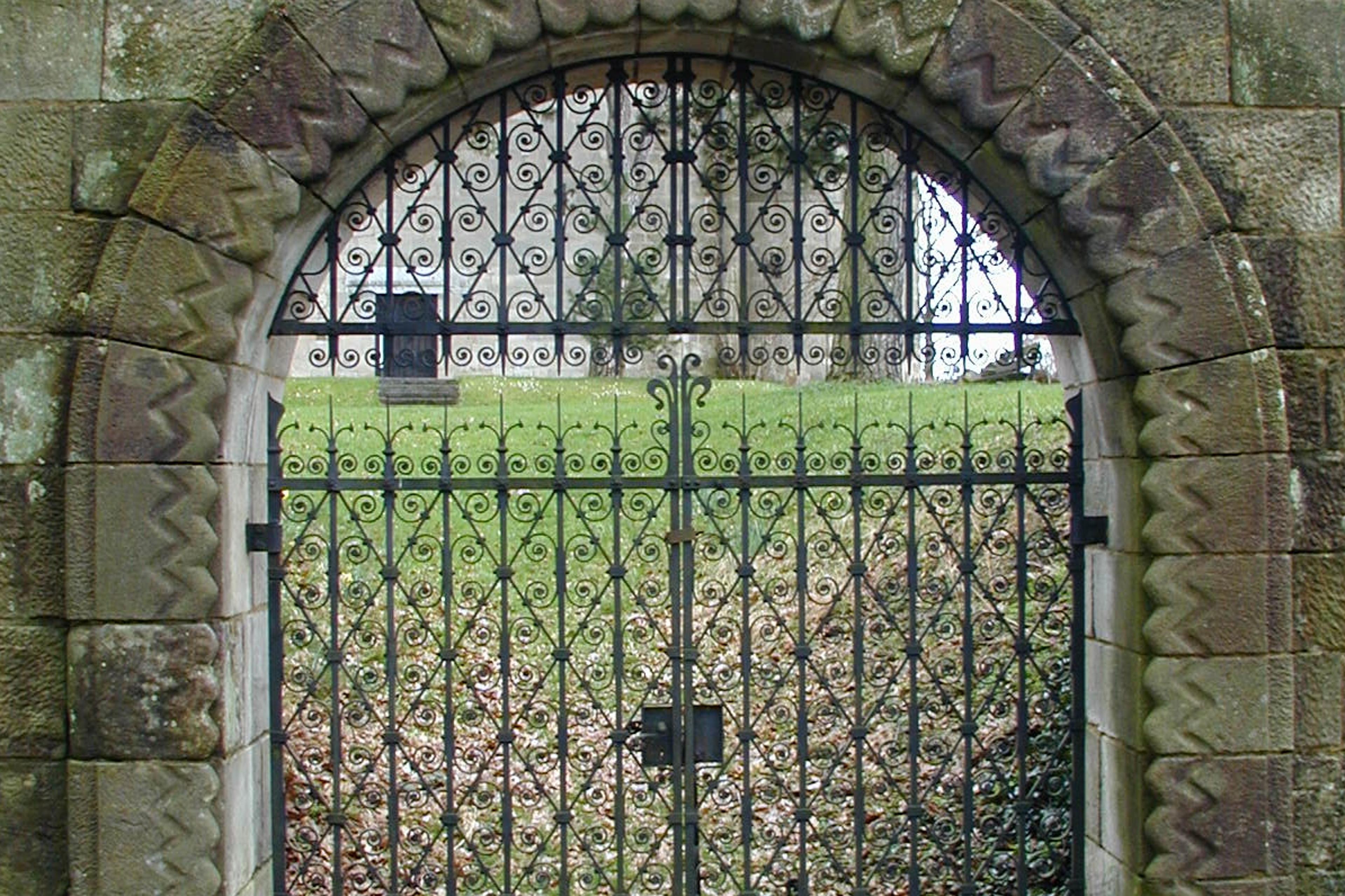 West entrance to Lorch Monastery