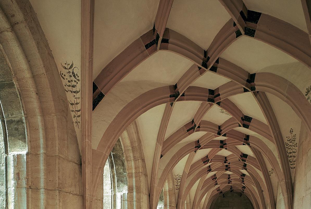 Net vault of the cloister, Lorch Monastery