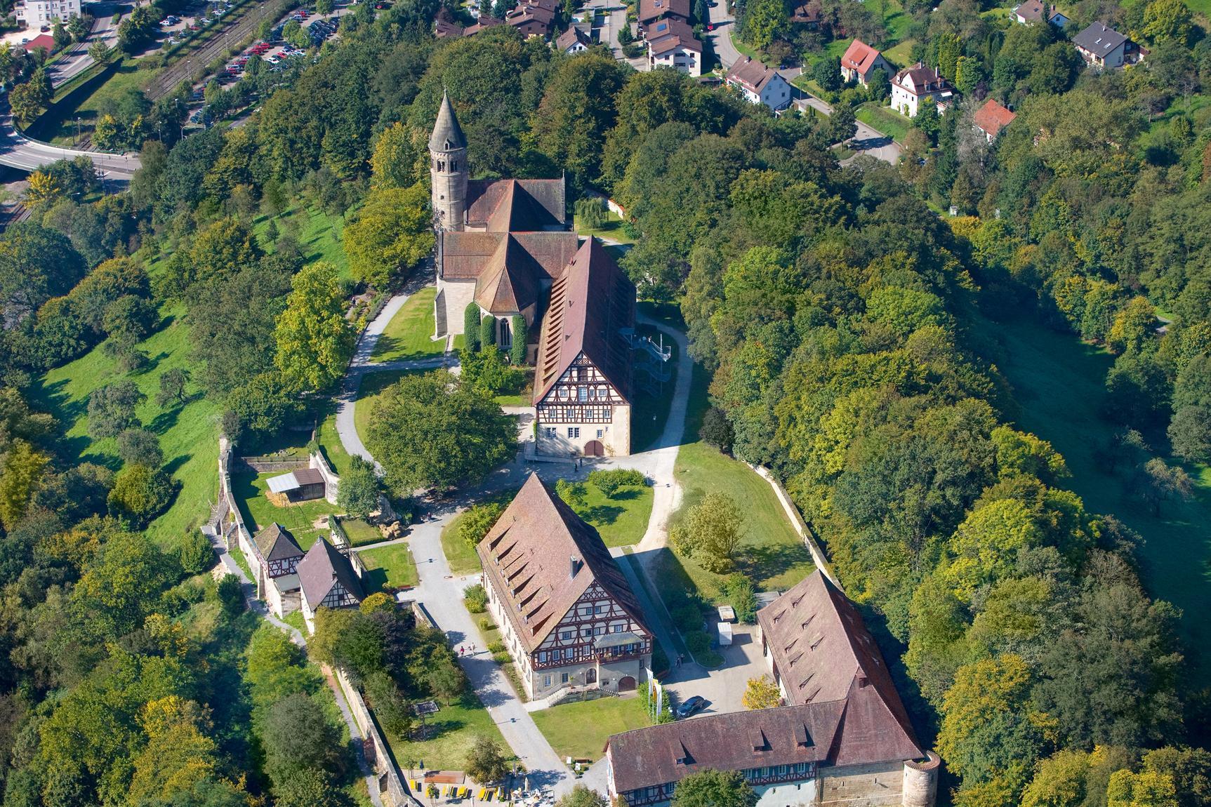 Monastère de Lorch, Vue aérienne