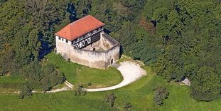 Château-fort de Wäscherschloss, Vue aérienne