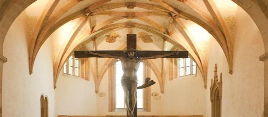 Cross with choir vault, Lorch Monastery church