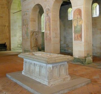 Murals of the House of Staufen in the Lorch Monastery church