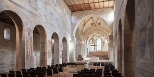 Kloster Lorch, Mittelschiff der Klosterkirche