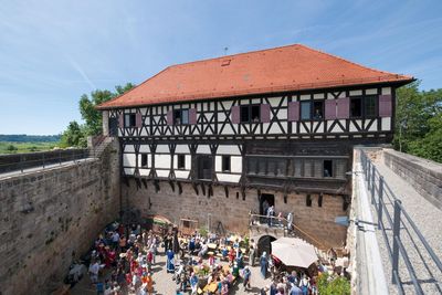 Burg Wäscherschloss, Außenaufnahme; Foto: Staatliche Schlösser und Gärten Baden-Württemberg, Rolf Schwarz