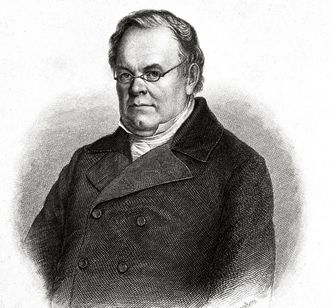 Albert Knapp, engraving by P. Barfus