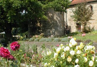 Herb garden at Lorch Monastery