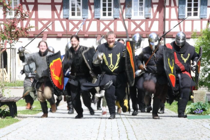 Kloster Lorch, Event, Söldner zu Lorch, Gruppenbild, Ansturm