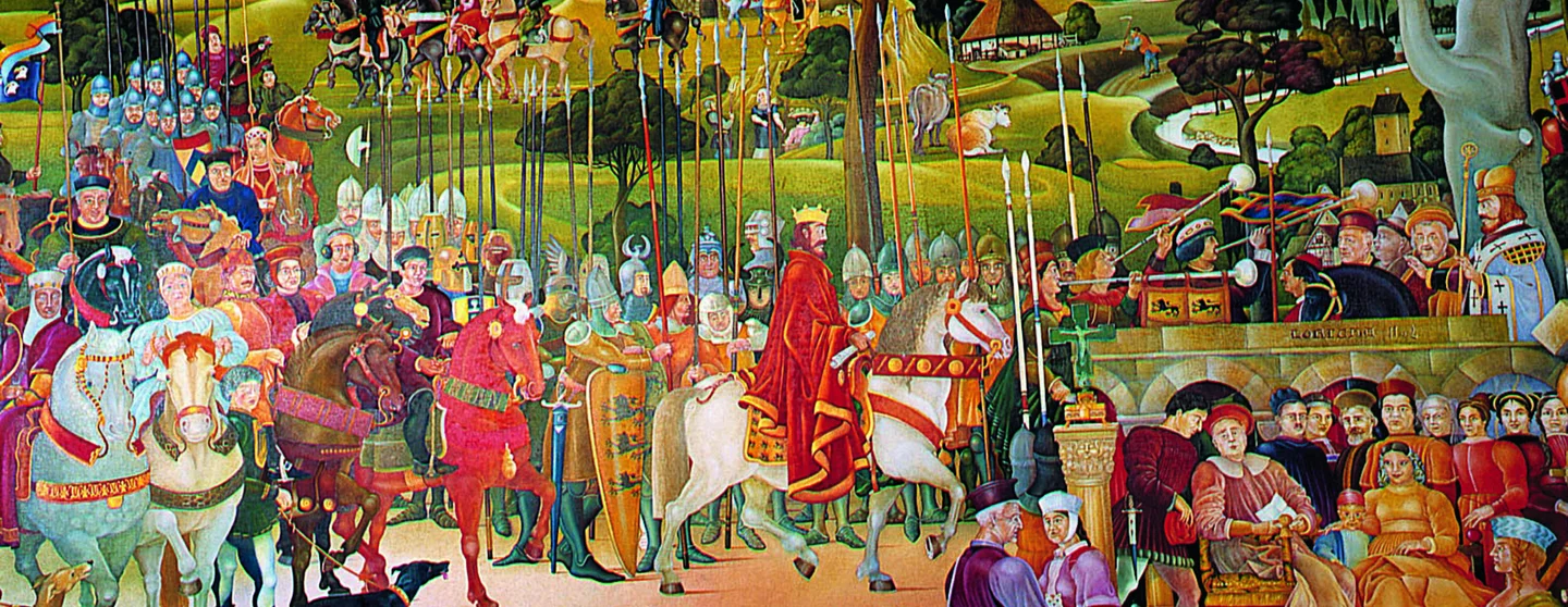 Stauferrundbild im Kloster Lorch