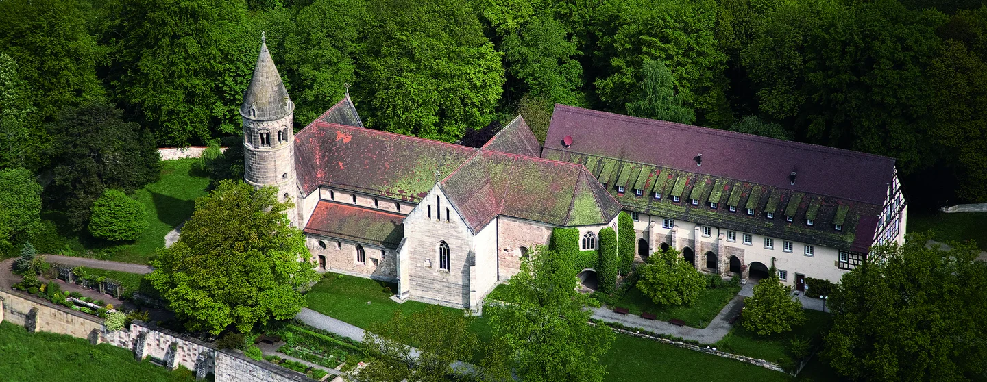 Luftaufnahme von Kloster Lorch