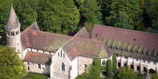 Luftaufnahme von Kloster Lorch